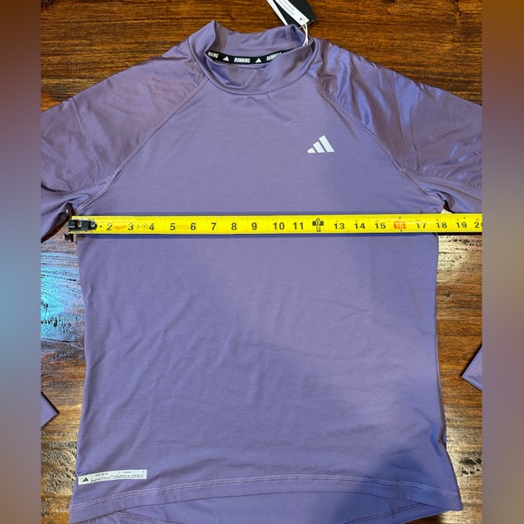 NWT! Adidas Women ULTIMATE SWEATSHIRT Running Carrera IM1881 Shadow Violet XS - Picture 15 of 15